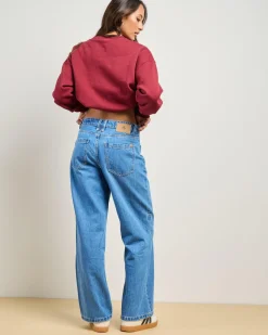 Denim|Bottoms*Thrills Billie Low Jeans Mid Peel Blue