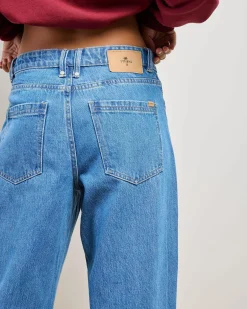 Denim|Bottoms*Thrills Billie Low Jeans Mid Peel Blue