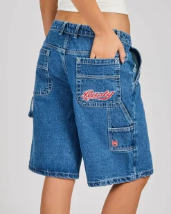 Best Billie Low Rise Carpenter Shorts Women Denim|Bottoms