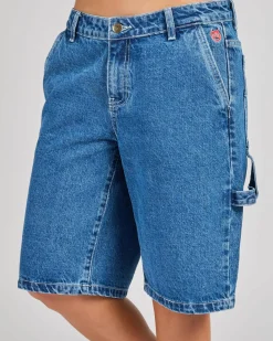 Best Billie Low Rise Carpenter Shorts Women Denim|Bottoms