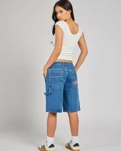 Best Billie Low Rise Carpenter Shorts Women Denim|Bottoms