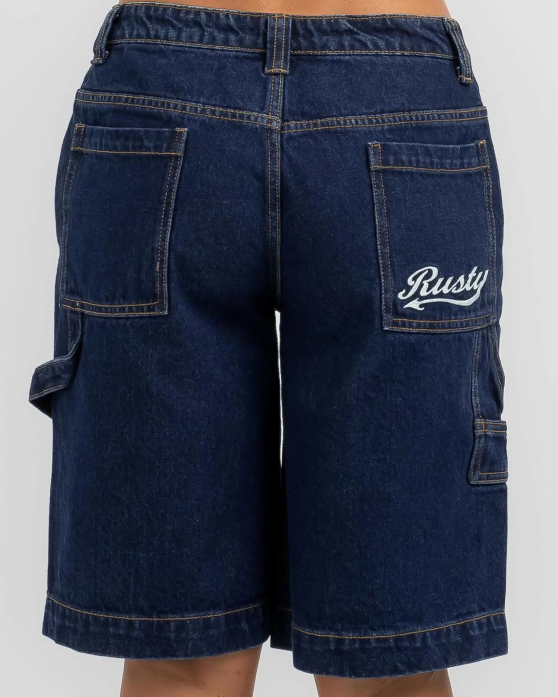 Sale Billie Low Rise Carpenter Shorts Women Denim|Bottoms