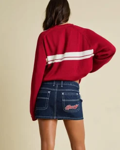 Online Billie Low Rise Denim Mini Skirt Women Denim|Bottoms