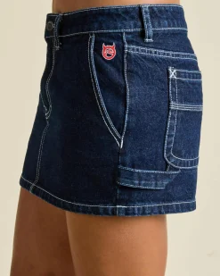 Online Billie Low Rise Denim Mini Skirt Women Denim|Bottoms