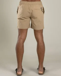Shorts & Bottoms*Skylark Bind Elastic Waist Shorts Tan