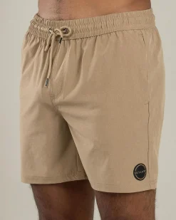 Shorts & Bottoms*Skylark Bind Elastic Waist Shorts Tan