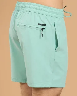 Shorts & Bottoms*Skylark Bind Elastic Waist Shorts Mint