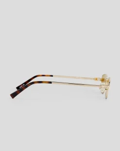 Sunglasses*Le Specs Bizarro Sunglasses Bright Gold/ Ochre Mono
