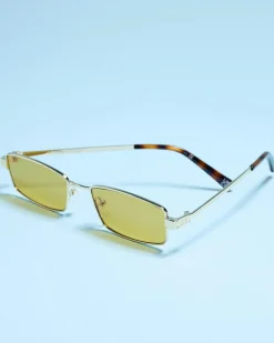 Sunglasses*Le Specs Bizarro Sunglasses Bright Gold/ Ochre Mono
