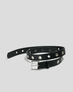 Belts*Rusty Hole Belt Black