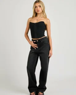 Tops*Ava And Ever Blair Corset Top Black