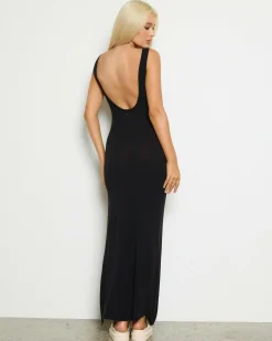 Knitwear|Dresses*Ava And Ever Blake Knit Maxi Dress Black