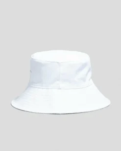 Headwear*Rusty Blanco Reversible Bucket Hat White