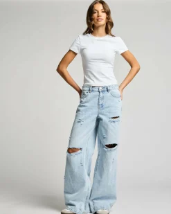 Blaze Wide Leg Jeans Women Denim|Bottoms