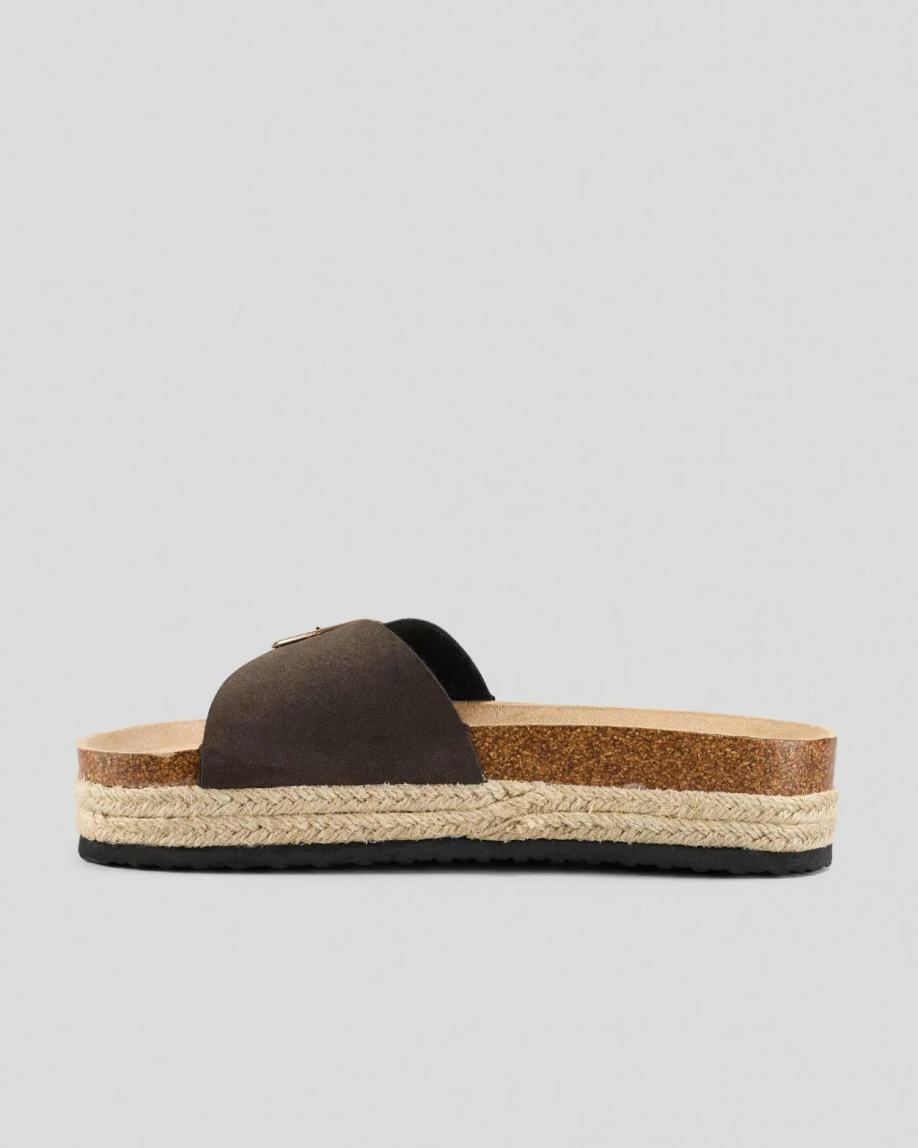 Slides*Ava And Ever Bliss Flatform Shoes Chocolate