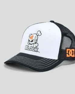 Outlet Block Trucker Cap Headwear