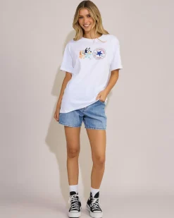 Tops*Converse Bluey X Rolling T-Shirt White