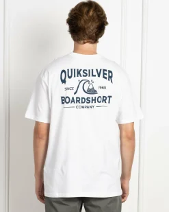 Tops & T-Shirts*Quiksilver Boardshort Arch T-Shirt White