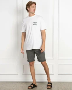 Tops & T-Shirts*Quiksilver Boardshort Arch T-Shirt White