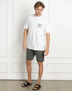 Tops & T-Shirts*Quiksilver Boardshort Arch T-Shirt White