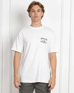 Tops & T-Shirts*Quiksilver Boardshort Arch T-Shirt White