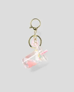 Gifts & Novelty|Gifts & Novelty*Karyn In LA Boba Unicorn Small Bag Charm Pink