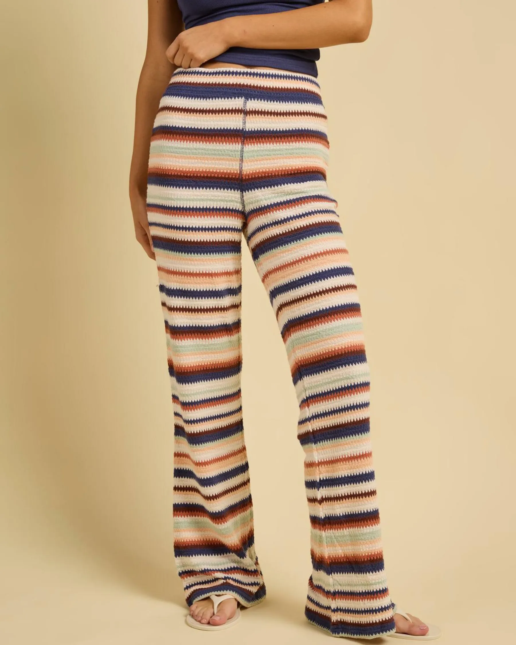 Hot Bobbi Stripe Pants Women Bottoms