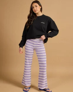 Bottoms*Rip Curl Bobbi Stripe Pants White/purple