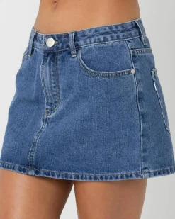 Denim|Bottoms*DESU Bondi Skirt Heritage Dark Blue