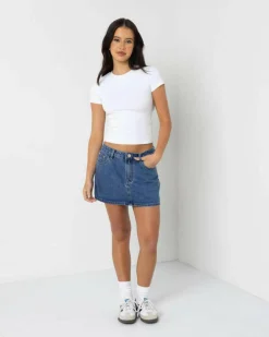 Denim|Bottoms*DESU Bondi Skirt Heritage Dark Blue