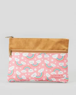 Pencil Cases & Stationery|Pencil Cases & Stationery*Mooloola Bonnie Large Pencil Case Pink Rainbow