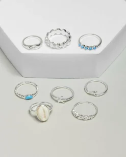 Jewelry*Karyn In LA Bonnie Ring Pack Silver