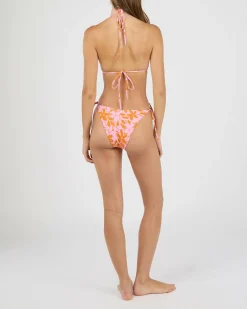 Bikinis*Rhythm Bora Bora Floral Tie Side High Cut Bikini Bottom Pink