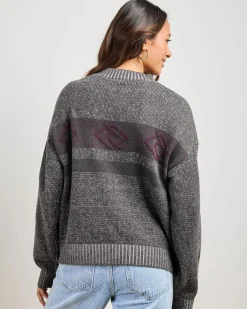 Knitwear|Jumpers & Hoodies*Rip Curl Born at Bells Knit Sweater Black Heather