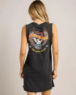 Dresses*The Mad Hueys Born To Ride Muscle Dress Washed Black