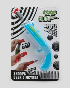 Gifts & Novelty|Bottles & Lunch Boxes*Get It Now Bottle Cap Gun Blue