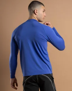 Rashies*Billabong Boxed Arch Long Sleeve Rash Vest Cobalt