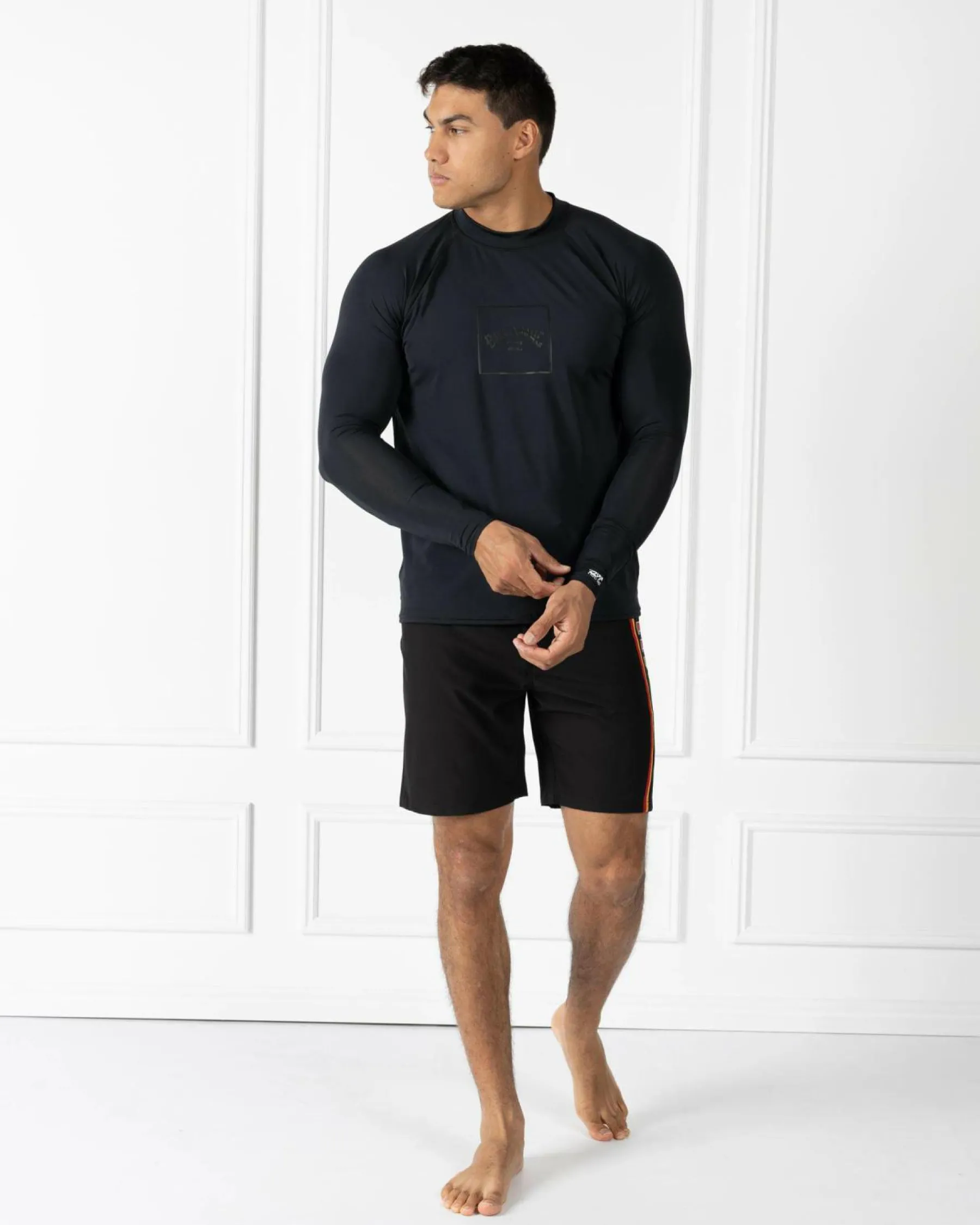Rashies*Billabong Boxed Arch Long Sleeve Rash Vest Stealth
