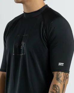 Rashies*Billabong Boxed Arch Short Sleeve Rash Vest Stealth