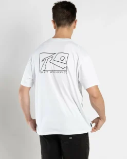 Tops & T-Shirts*Rusty Boxed Out T-Shirt White 2