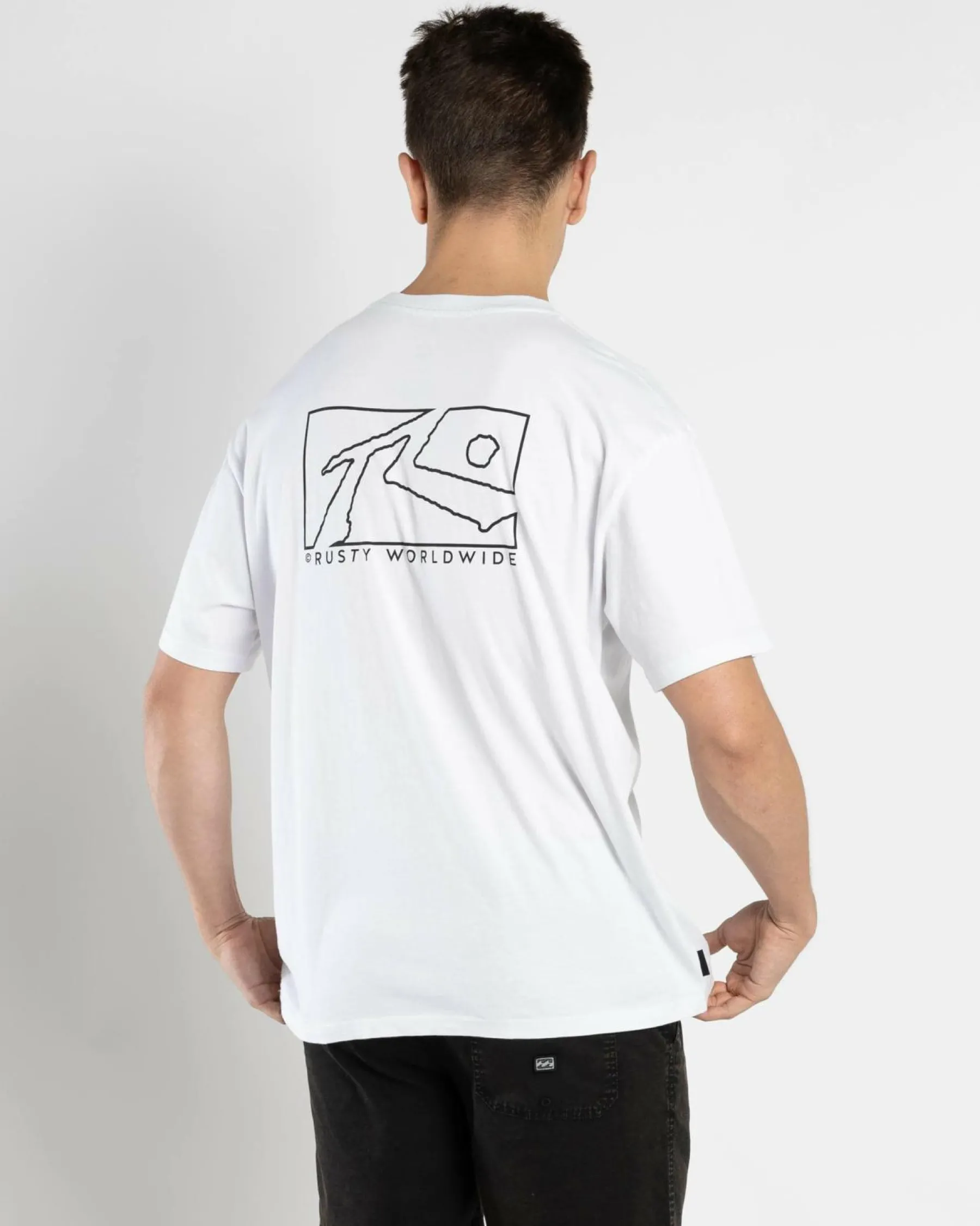 Tops & T-Shirts*Rusty Boxed Out T-Shirt White 2