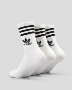 Discount Boys' 3 Stripe Crew Socks 3 Pack Kids/BOY Socks & Accesories