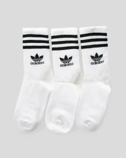 Discount Boys' 3 Stripe Crew Socks 3 Pack Kids/BOY Socks & Accesories