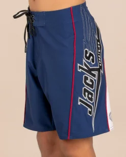 Board Shorts|Shorts & Bottoms*Jacks Boys' Aerial Board Short Navy