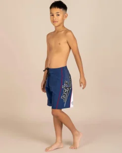 Board Shorts|Shorts & Bottoms*Jacks Boys' Aerial Board Short Navy