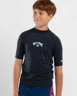Outlet Boys' All Day Arch Short Sleeve Rash Vest Kids/BOY Rashies