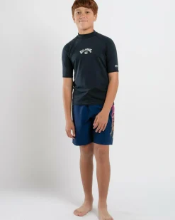 Outlet Boys' All Day Arch Short Sleeve Rash Vest Kids/BOY Rashies