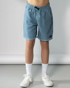 Board Shorts|Shorts & Bottoms*Billabong Boys' All Day Overdye Layback Beach Shorts Steel Blue