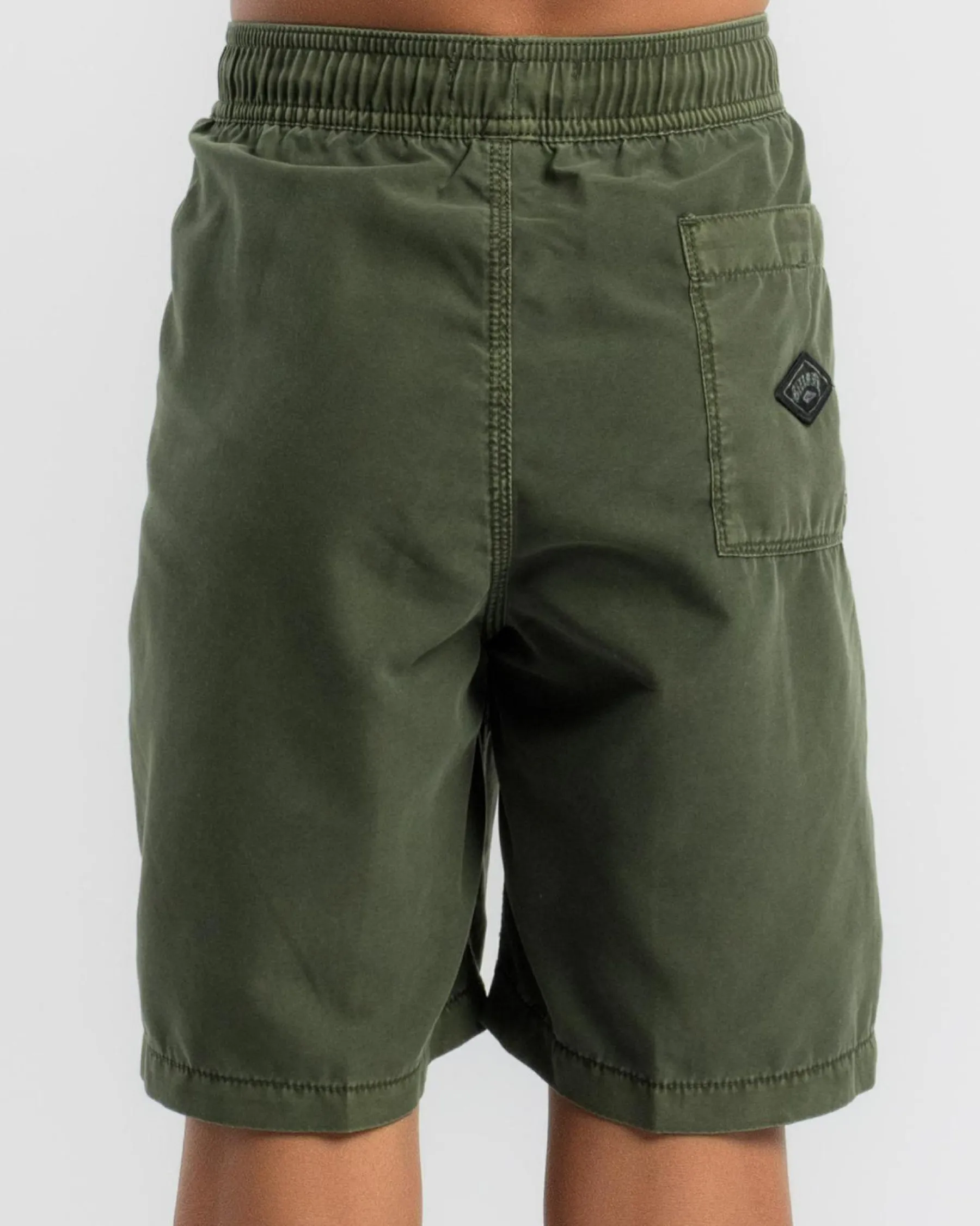 Board Shorts|Shorts & Bottoms*Billabong Boys' All Day Overdye Layback Beach Shorts Dark Military