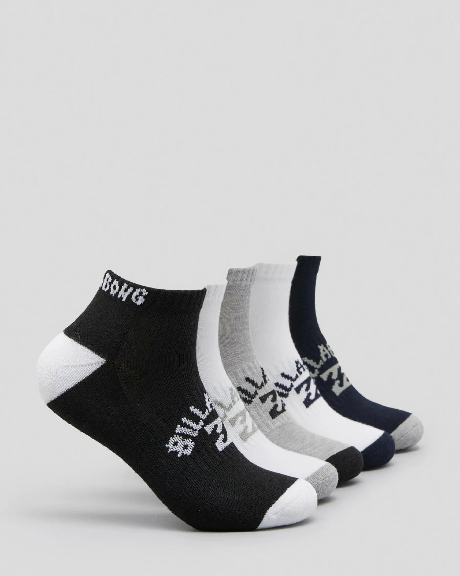Socks & Accesories*Billabong Boys' Ankle Socks 5 Pack Multi